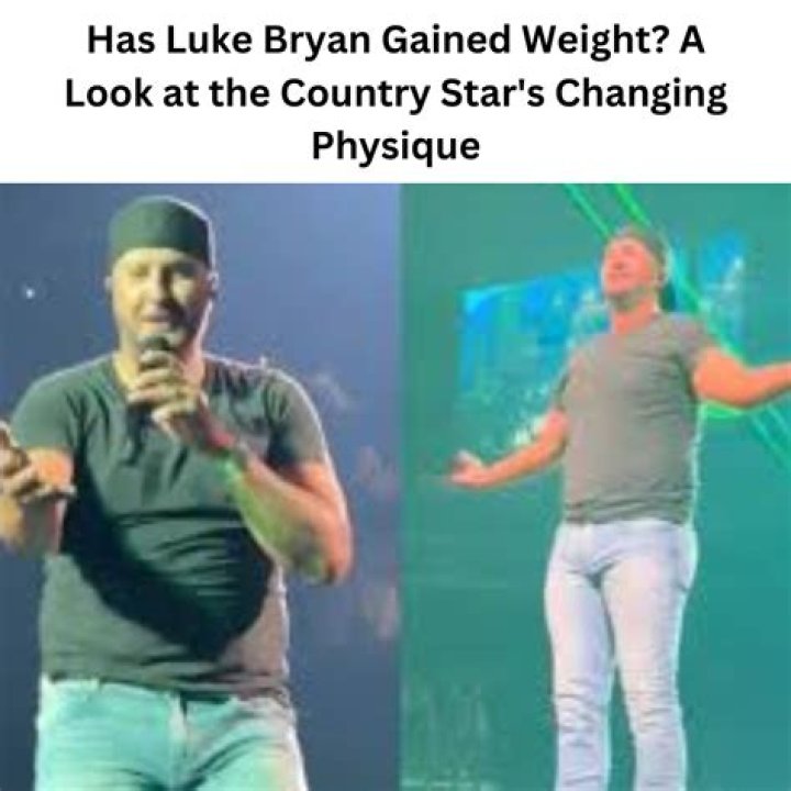 Is Luke Bryan's Recent Weight Gain A Sign Of Health Concerns?