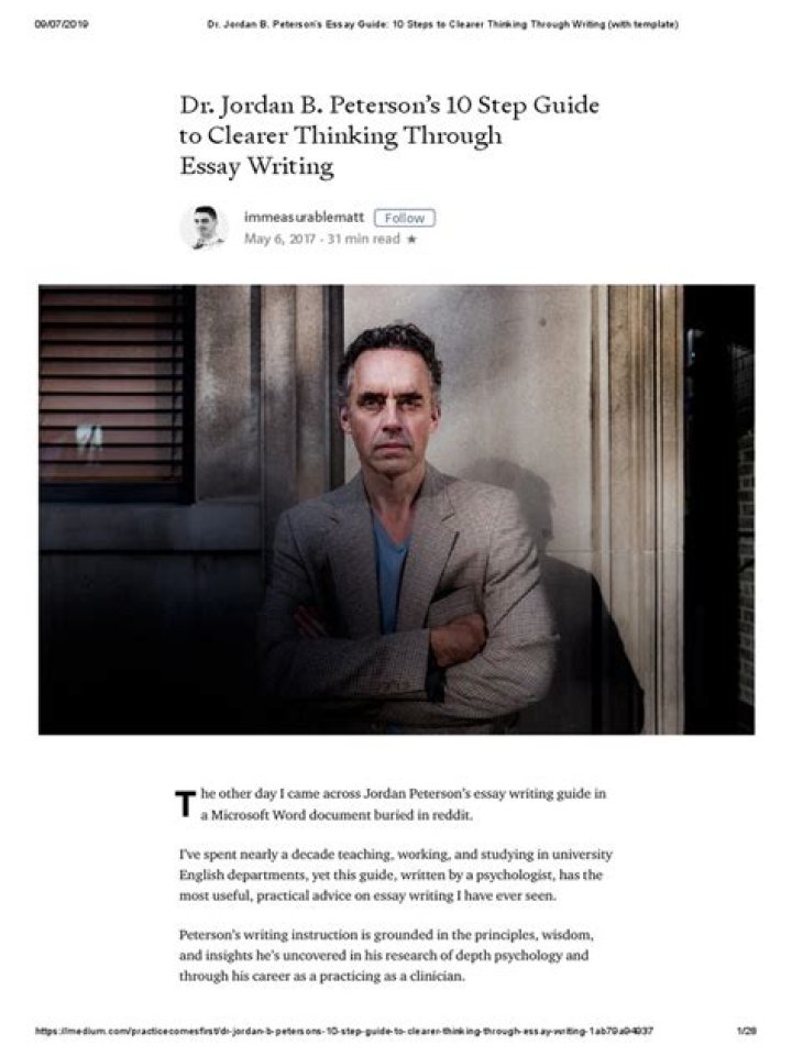 Mastering The Art Of Expression: The Jordan Peterson Writing Guide