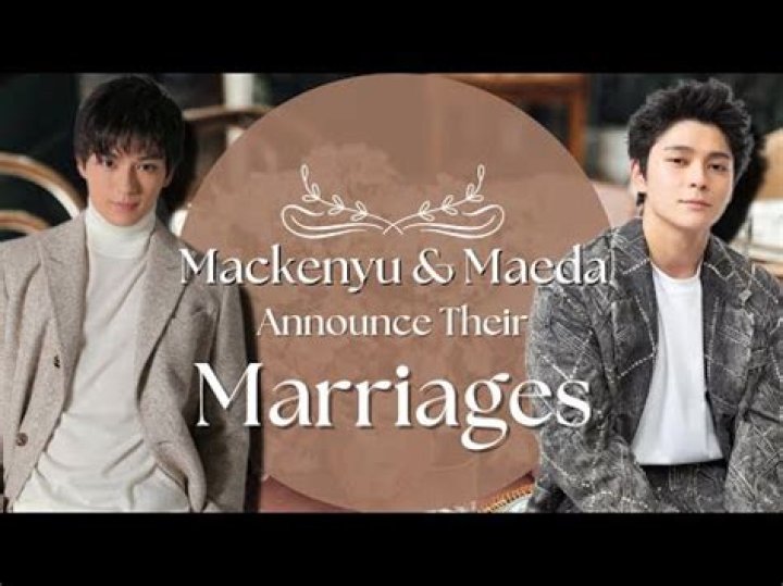 The Official Announcement: Mackenyu Officially Ties The Knot!