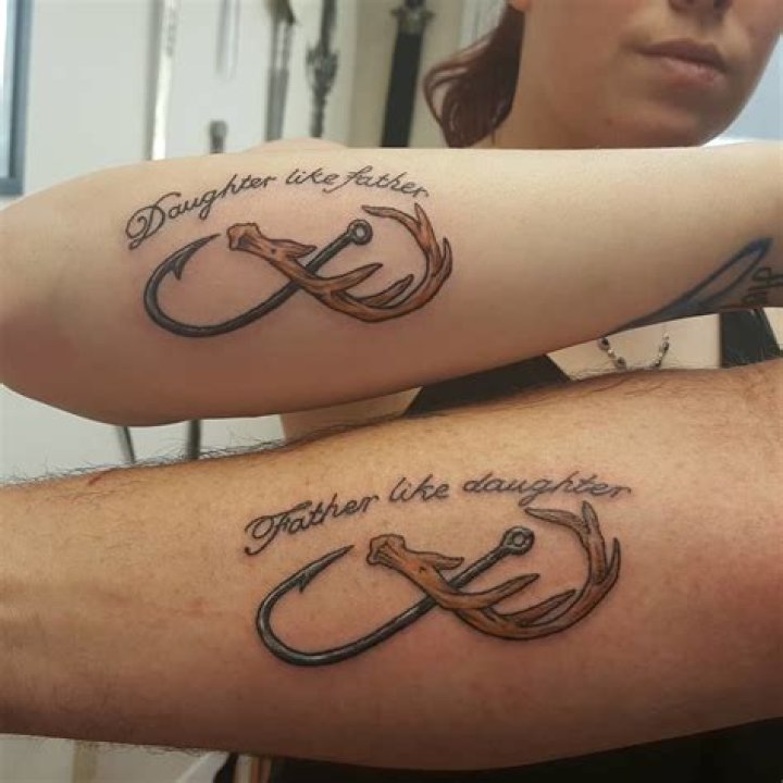 Bonding Through Ink: Creative Matching Tattoos For Dad And Daughter