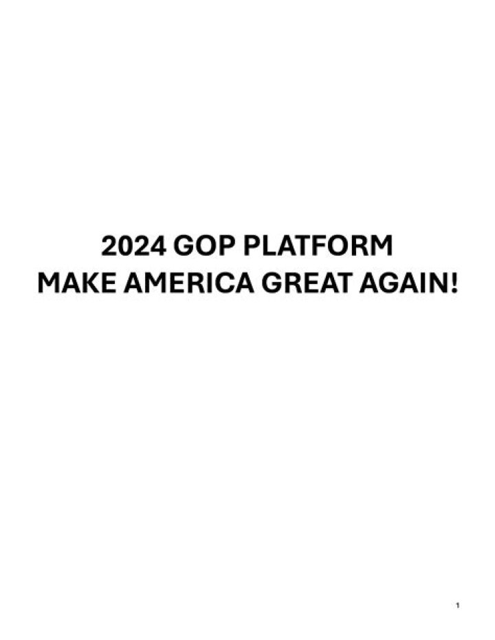The Republican Party Platform: A Comprehensive Guide