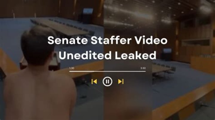 Unveiled: Unedited Senate Staffer Video Leaks